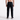 A rear view of a man wearing black Constantine Carry Pants and black sneakers, showing the back pockets and tapered leg.