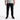 A man wearing black Constantine Carry Pants with a grey t-shirt and black sneakers, standing against a white studio background.