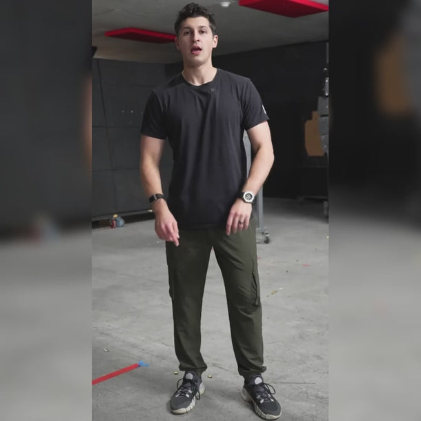 Carrier Cargo Joggers - video #color_woodland-green