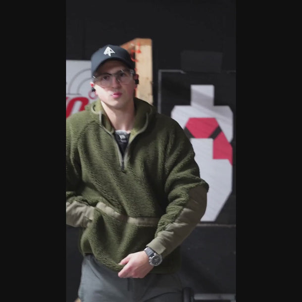 Sherpa Concealment Fleece - Video #color_crocodile-green