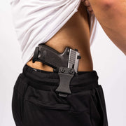 Black Carrier shorts 8" right side concealed carry