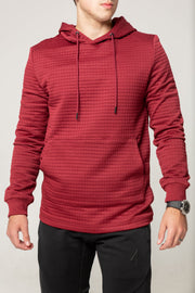 Red hoodie front 
