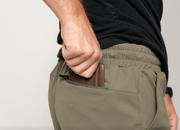 Green Carrier shorts 8" back pocket